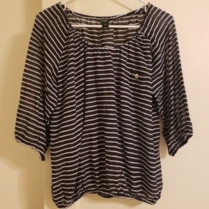 J. Crew Striped Blouse, XS